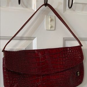 Helen welsh burgundy purse